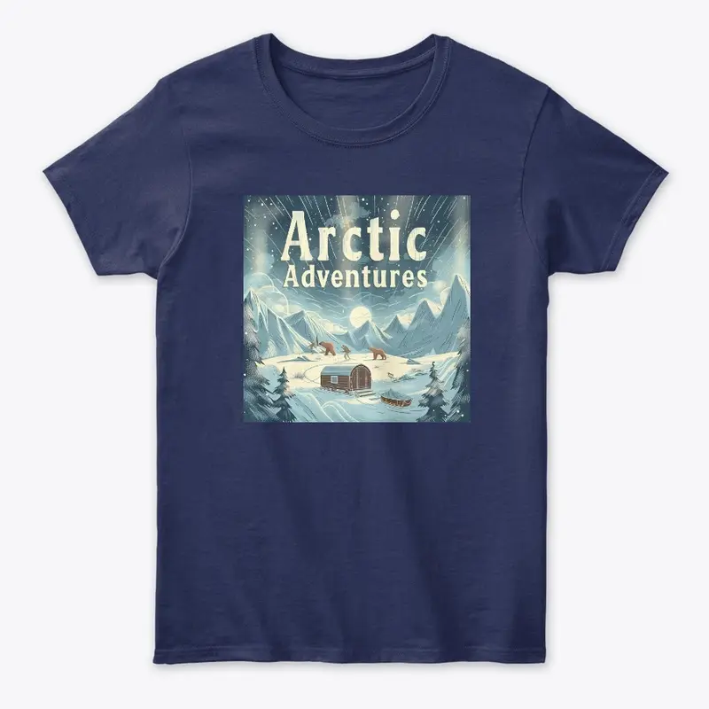 Vintage Retro Arctic Adventure 