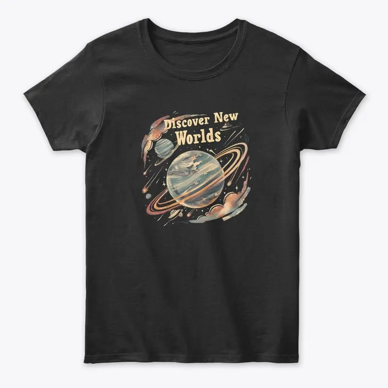 Vintage Retro Planets 