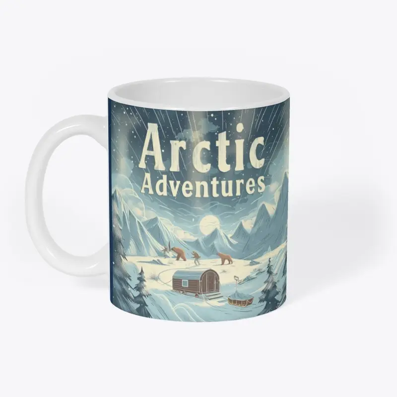 Vintage Retro Arctic Adventure 