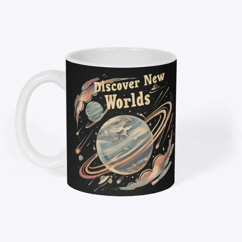 Vintage Retro Planets 