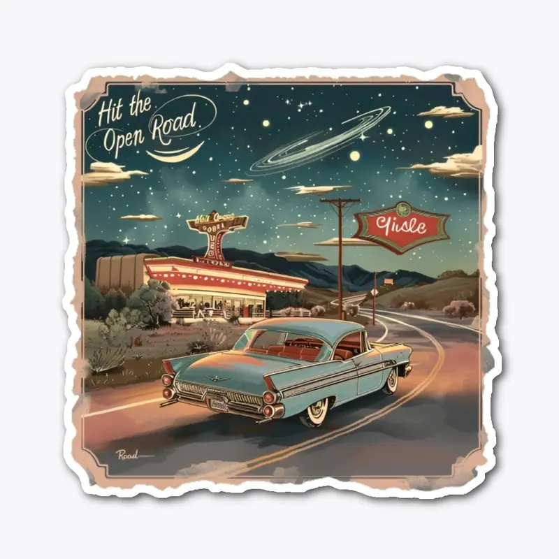 Vintage Retro Road Trip